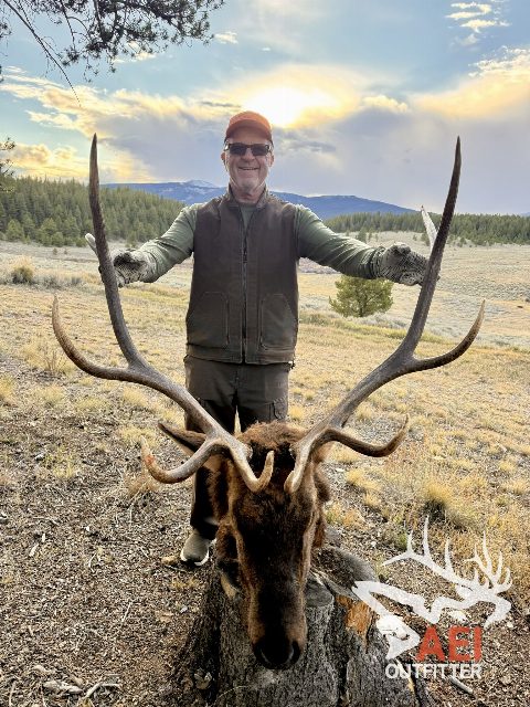 Rob hammered this big 5x5 on the last night of the hunt