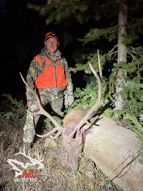 Frank and his 5x6 last day bull elk!