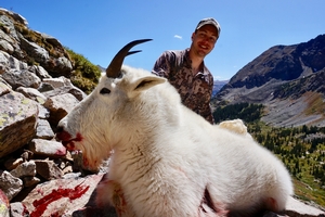 Austin from TX killed this great G13 Billy Goat at 12,000'